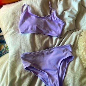 Purple SHEIN bathing suit 2 peice